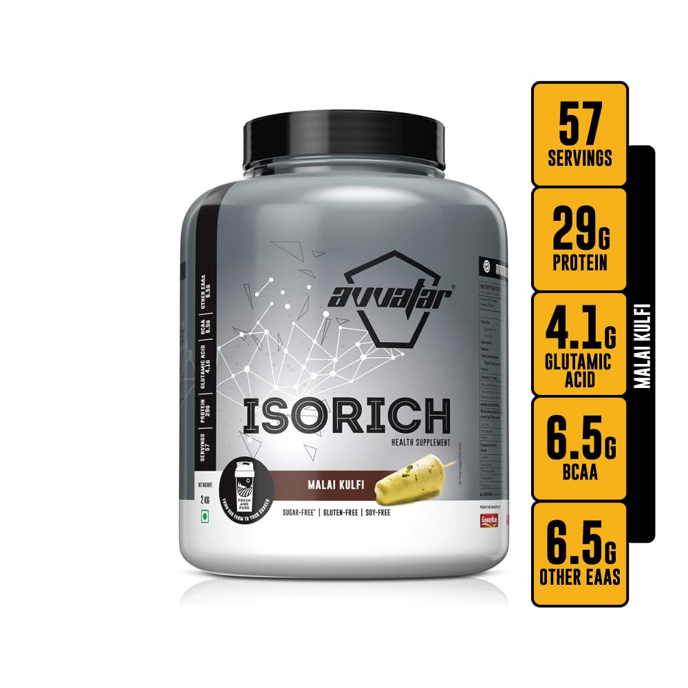 Avvatar Isorich 100% Isolate Protein - Malai Kulfi
