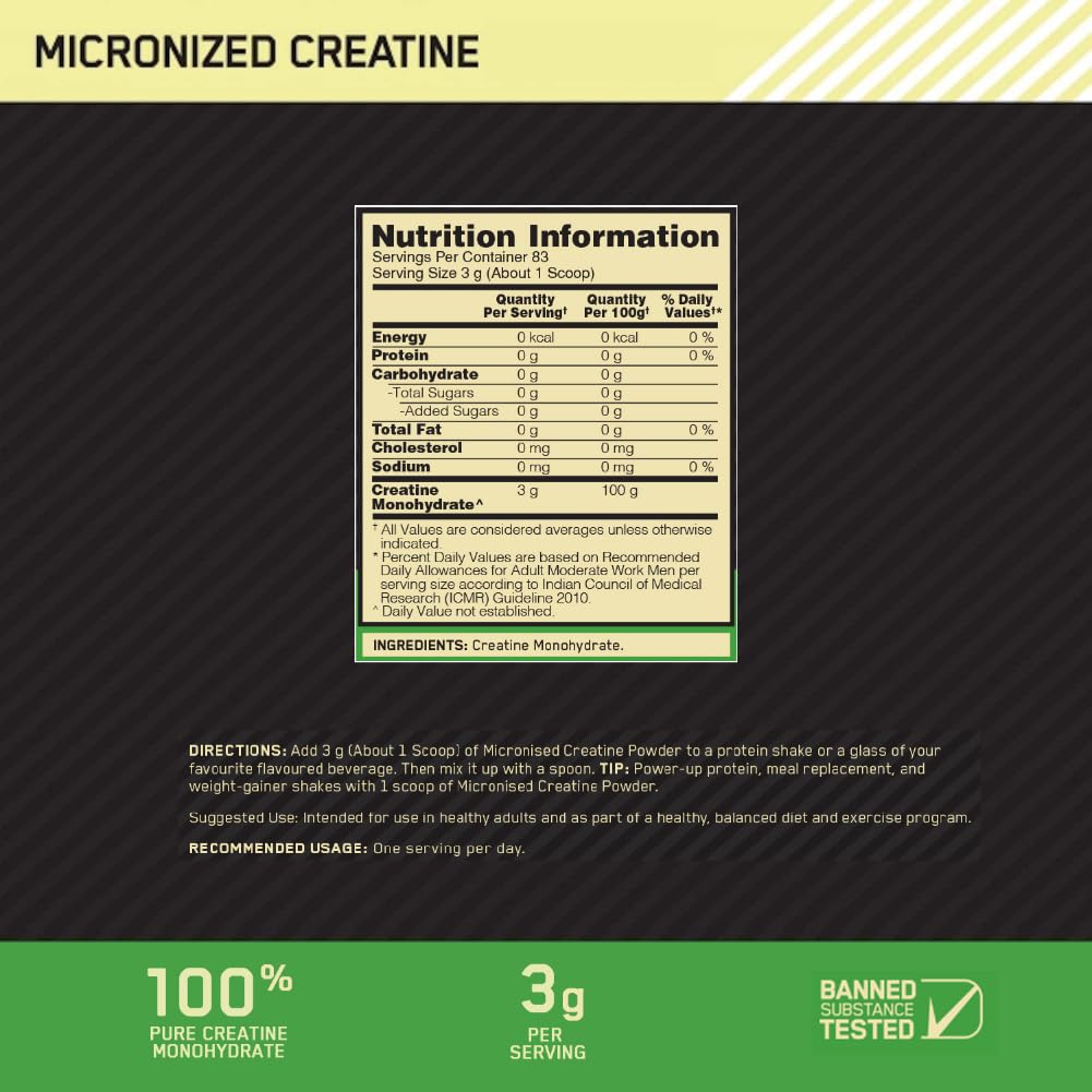 Optimum Nutrition (ON) Micronized Creatine Powder