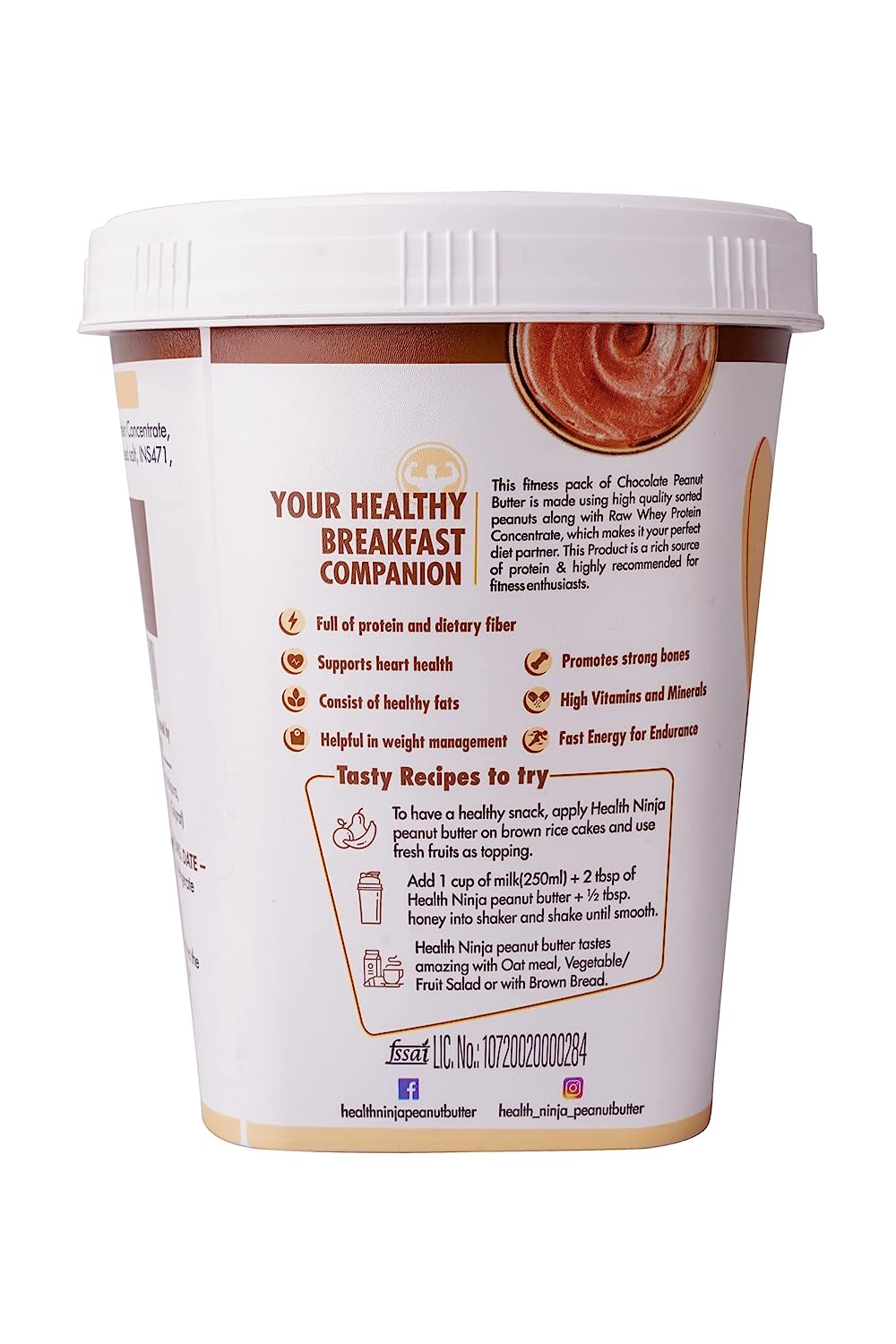Health Ninja High Protein Edition Milk Chocolate Peanut Butter
